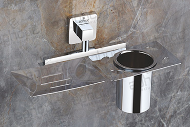 Soap Dish With Tumbler Holder